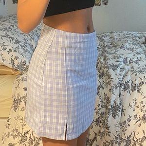 brandy melville light blue cara skirt
